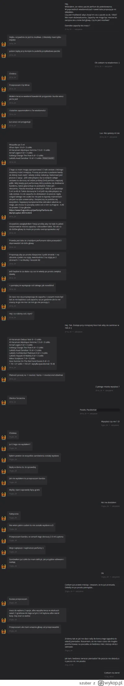 szubar - Przestrzegam przed transakcjami ze straganu od @Azure 
Skusiłem się na zakup...