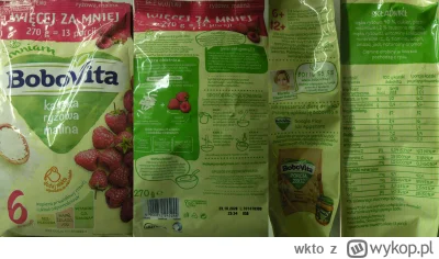 wkto - #listaproduktow
#kaszkagotowa #kaszkaryzowa 90% malina 1,2% BoboVita #bobovita...