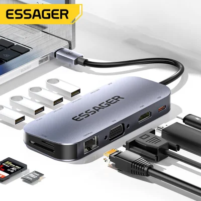 n____S - ❗ Essager 11 in 1 Type-C Docking Station
〽️ Cena: 25.99 USD (dotąd najniższa...