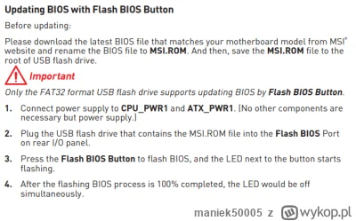 maniek50005 - @OwyBEB: Możesz zaktualizować BIOS na tej płycie głównej bez osadzania ...