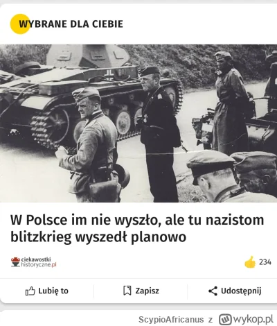 ScypioAfricanus - Wiedzieliście, ze blitzkrieg to była taktyka nazistów a nie niemców...