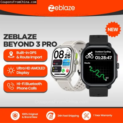 n____S - ❗ Zeblaze Beyond 3 Pro Smart Watch
〽️ Cena: 24.53 USD (dotąd najniższa w his...