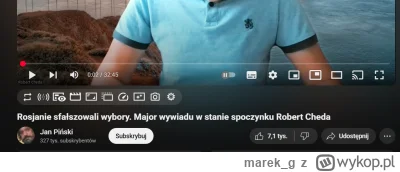 marek_g - Jeszcze 3 dni temu to Rosjanie sfałszowali według majora.