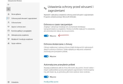 jednorazowka - Ciekawe, po co w Windows są te ustawienia do włączania/wyłączania ochr...
