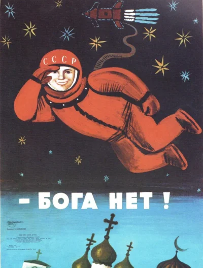 mackbig - "Boga nie ma". Radziecki plakat z 1975.

#plakatypropagandowe #historia #ci...