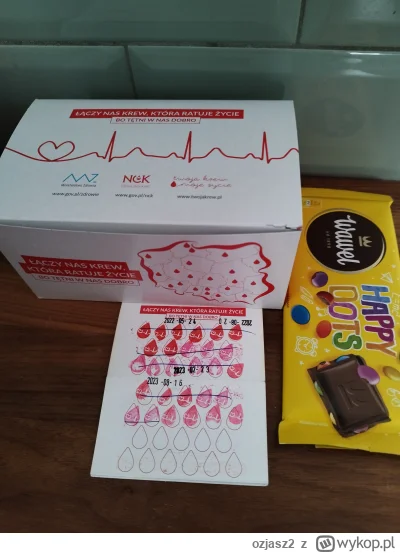 ozjasz2 - 196 625 - 450 = 196 175
Data donacji - 24.02.2024
Rodzaj donacji - krew peł...