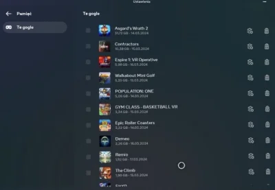 Ziombello - @Ranger 
System to niecałe 17 GB

Poniżej masz listę moich gierek, nawet ...