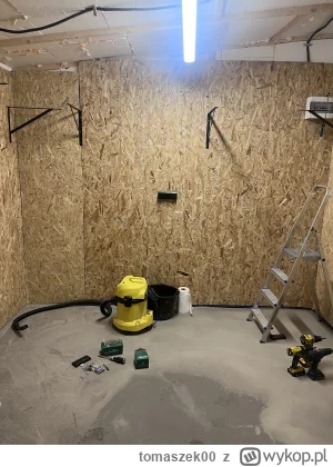 tomaszek00 - Projekt szopa mens cave nabiera ksztaltu. Elektryka zrobiona, swiatlo wl...