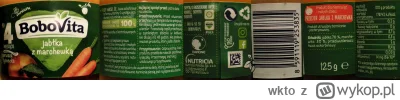 wkto - #listaproduktow
#daniegotowemale przecier jabłka z marchewką BoboVita #bobovit...