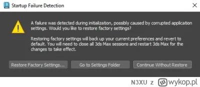 N3XU - Hej miał ktoś taki problem z 3dsMaxem i wie jak go rozwiązać? Reinstalacja/upd...