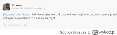 SoplicaTadeusz - Pamiętacie co robiliście 26 października 2024 roku? Ja też nie. Ale ...