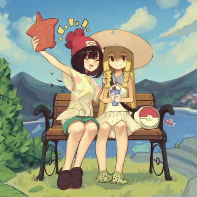 erina - #randomanimeshit #pokemon #lillie #mizuki #anime