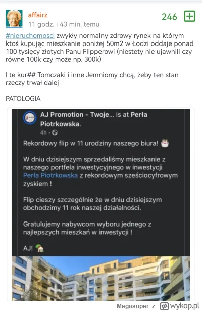 Megasuper - Nie wolno kupować taniej i sprzedawać drożej? Przecież ty też mogłeś kupi...