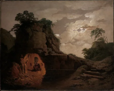 Loskamilos1 - "Grób Wergiliusza przy świetle księżyca", obraz stworzony przez Josepha...