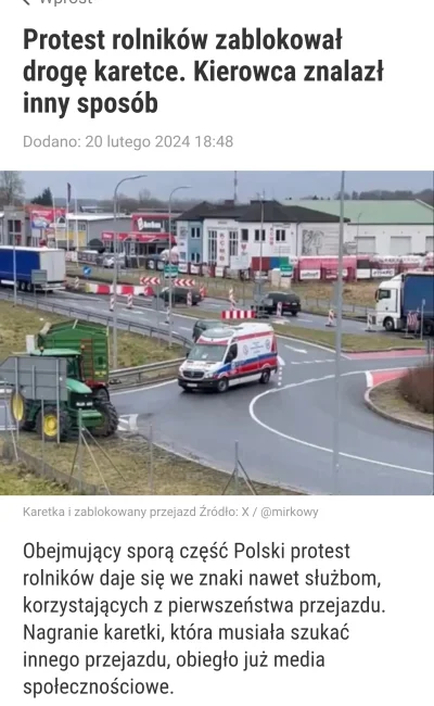 R187 - @Turin89: @aarahon @T3sla: Protestujący rolnicy zagrażają zdrowiu Polakow:
