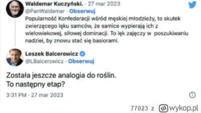 77023 - Białorycerstwo jak zawsze po staremu, nie chcą na nich głosować, więc myślą, ...