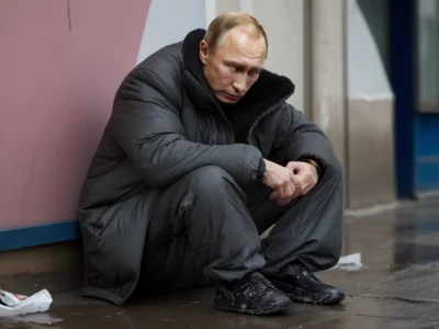 josh211 - #aiart 
Władimir Bezdomnyj Putin