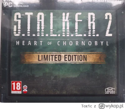 Tox1c - #stalker #stalker2 
Może jakiś mirek chętny na zafoliowanego Stalkera 2 na PC...