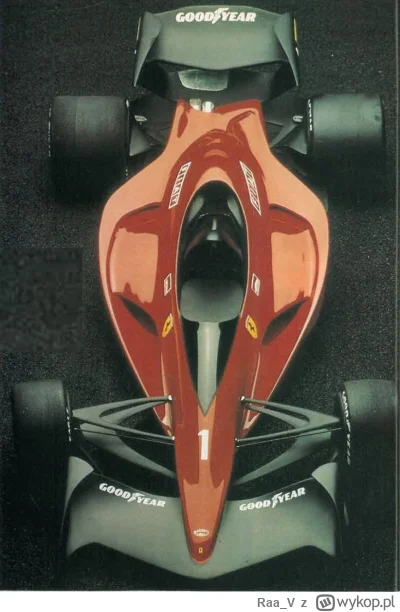 Raa_V - #f1 koncept f1 narysowany w 1991r aby pokazać jak będą wyglądać bolidy w przy...
