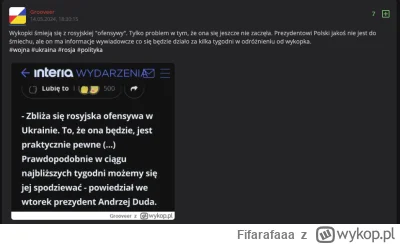 Fifarafaaa - @Grzesiok: Spokojnie, według naczelnego eksperta zaraz się zacznie ( ͡° ...