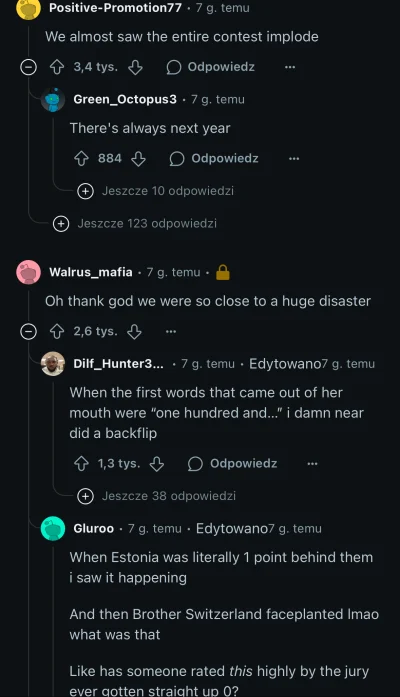 I.....a - @Iskaryota: a tutaj, całkiem przypadkiem, najbardziej plusowane komentarze ...