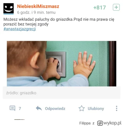 Filippa - xD
Czyli gwalciciel jest tak samo bezmyślny i bezrozumny jak prąd? 
Gdy nie...