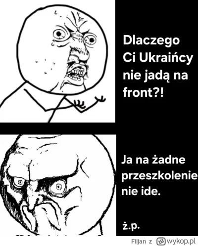 Filjan - #polityka #bekazkonfederacji 

Ruskie onuce, zdrajcy Polski, taki obraz wasz