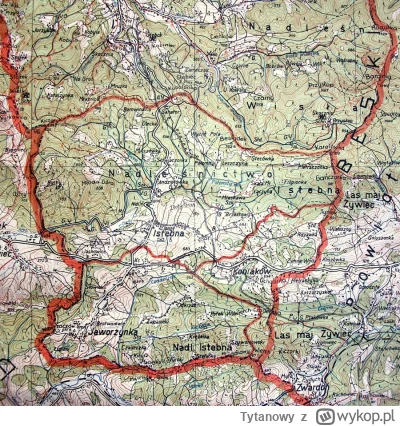Tytanowy - Mapa z zaznaczonym odcinkiem projektowanej, dalszej trasy (https://www.kol...