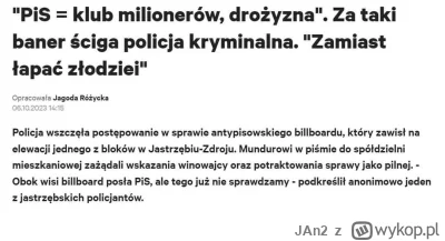 JAn2 - Na bloku w Jastrzębiu-Zdroju wisi legalnie, w miejscu przeznaczonym na billboa...