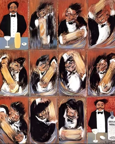 pogop - #pogopasztukaspam 

The perfect Martini by Guy Buffet, 2000

#malarstwo #sztu...