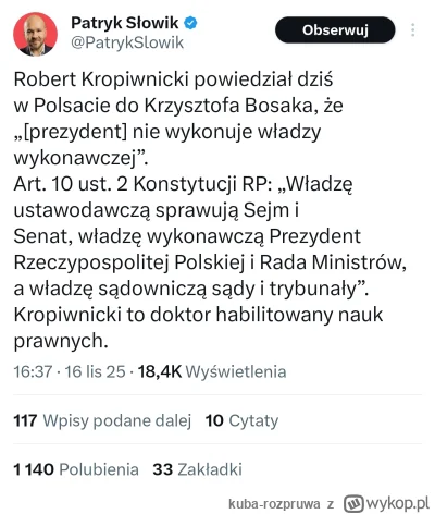 kuba-rozpruwa - Bosak tak na wykopie hejtowany a w tym temacie absolutna cisza, co z ...