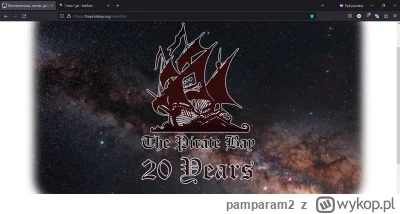pamparam2 - Wszystkiego nawzajem z okazji dwudziestych urodzin dla zatoki piratów!
#t...