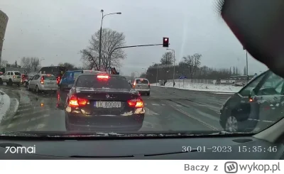 Baczy - Standardowa sytuacja w #Kielce na skrzyżowaniu Jesionowa / Zagnańska. Co chwi...