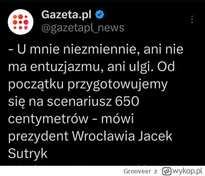 Grooveer - Jaca czuwa cały czas w gotowości
#powodz #wroclaw