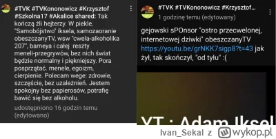 Ivan_Sekal - #kononowicz Rafał Kosno z kamerą i plakietka PRESS mowiacy, że może nagr...