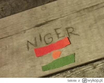 taknie - #codziennyniger - codziennie świeża flaga Nigru na Wykopie tworzona ręcznie ...