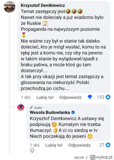 jajcek - Nie wiem jak Was ale mnie bardziej niż pisanie że to sprawka Ukrainy, bawi t...