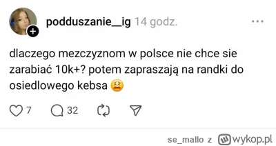 se_mallo - No właśnie, czemu wam się nie chce? xD
#blackpill #p0lka #logikarozowychpa...