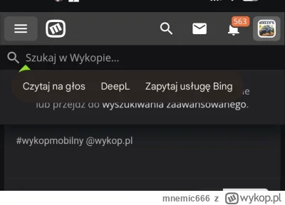 mnemic666 - #wykopmobilny #wykop #android
Jak mam wkleić coś w wyszukiwarkę?
Czemu ta...