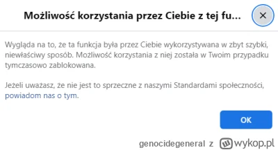 genocidegeneral - #facebook co to jest za gówno obesrane