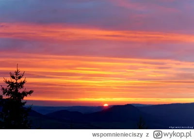 wspomnienieciszy - #gory #sudety #zachodslonca z wczoraj.