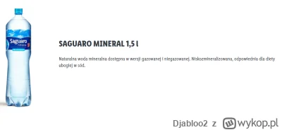 Djabloo2 - Pamiętacie wodę Saguaro Mineral? Taka niebieska ze zdjęcia, no to nie będz...