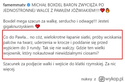 nukey - #famemma 
ten #!$%@? piszacy te wysrywy powinien wyjsc do klatki z pawelkiem