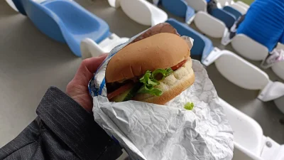 fafik_delta - #stadionowejedzenie #mecz Knattspyrnufélagið Fram (Islandia) - wygodnie...