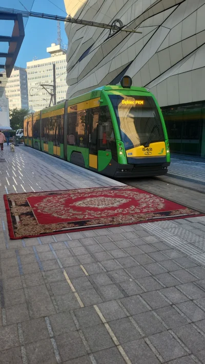 TereFereRikiTiki - W Poznaniu do tramwaju wsiadamy po czerwonym dywanie xD 
#poznan #...
