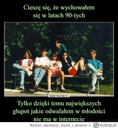 Kantorwymianymysliiwrazen - ¯\(ツ)/¯
#takaprawda #takbylo #lata90 #heheszki