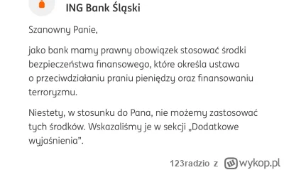 123radzio - Mirki, mam pytanie: dlaczego ING nie potrafi zabezpieczyć moich środków, ...