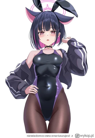 niewiadomocowscenariuszujest - #randomanimeshit #anime #bluearchive #kazusa #bunnygir...