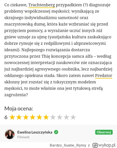BardzoSuabeRymy - #film każde pokolenie ma swojego predatora, generacja sojowych zete...