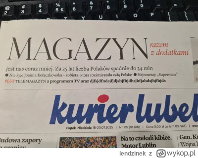 lendzinek - #heheszki #lublin #lubelskie #kurierlubelski 
Chyba koretkor zaspał ( ͡º ...